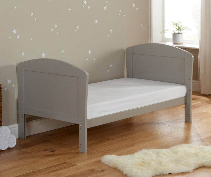 Babymore Aston Drop Side Cot Bed - Grey