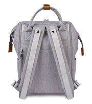 Bababing Backpack Changing Bag - Grey Marl
