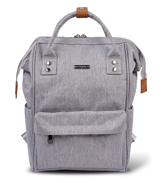 Bababing Backpack Changing Bag - Grey Marl