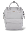 Bababing Vegan Leather Mani Backpack Changing Bag - Dove Grey