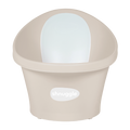 Shnuggle Baby Bath With Plug & Foam Backrest - Taupe