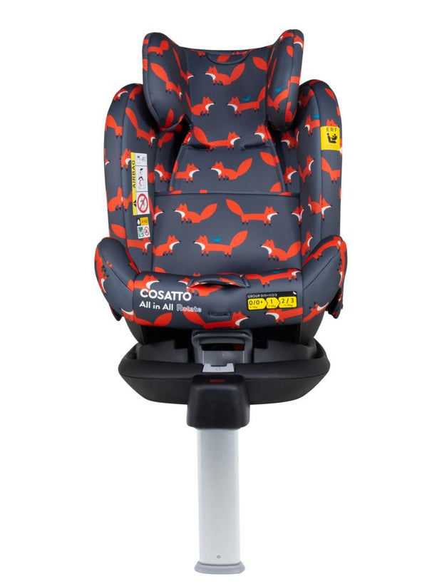 Cosatto All in All Rotate 360 0+/1/2/3 Car Seat Charcoal Mister Fox