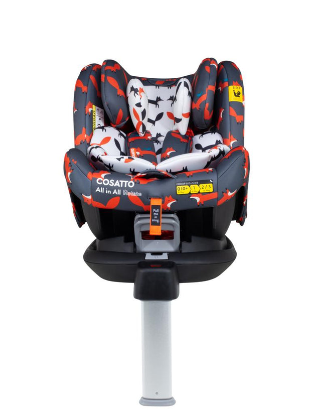 Cosatto All in All Rotate 360 0+/1/2/3 Car Seat Charcoal Mister Fox