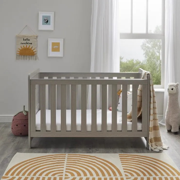 Babymore Caro Cot Bed – Greywash