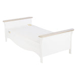 CuddleCo Clara 3 Piece Nursery Furniture Set  - White & Ash