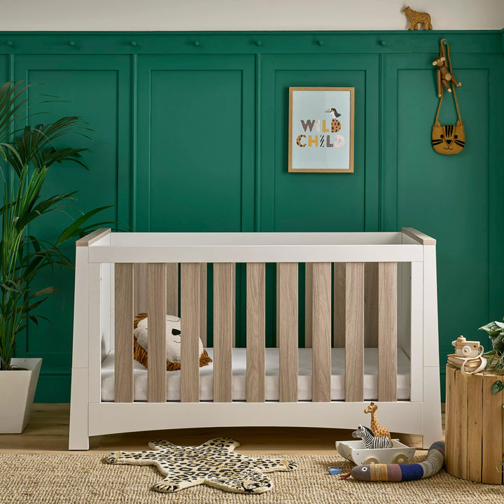 Cuddleco Ada 3 Piece Nursery Furniture Set - White & Ash