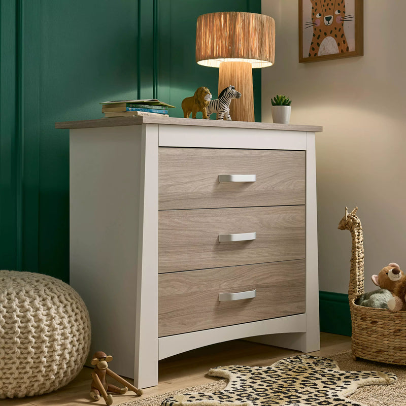 CuddleCo Ada Dresser & Changer - White & Ash