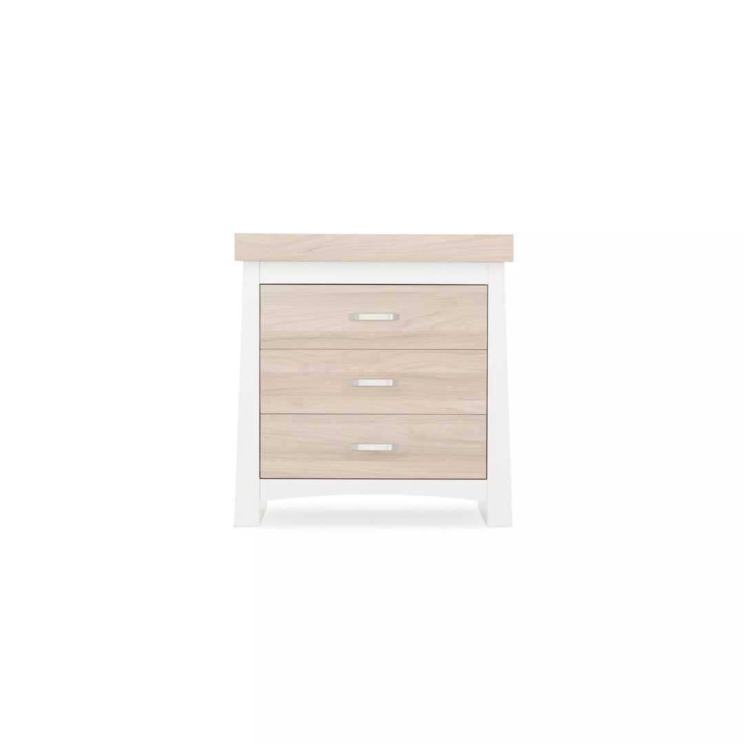 Cuddleco Ada 3 Piece Nursery Furniture Set - White & Ash