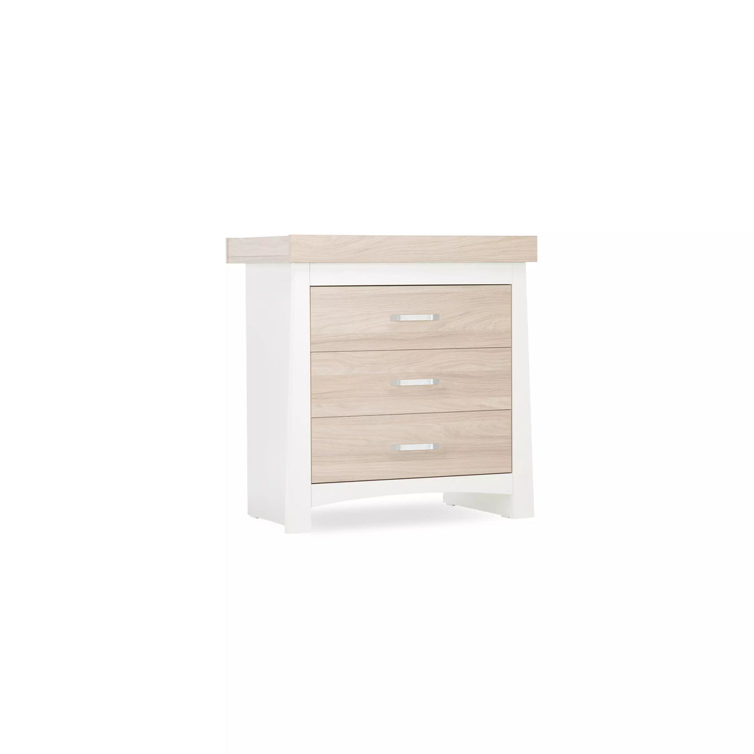 Cuddleco Ada 3 Piece Nursery Furniture Set - White & Ash