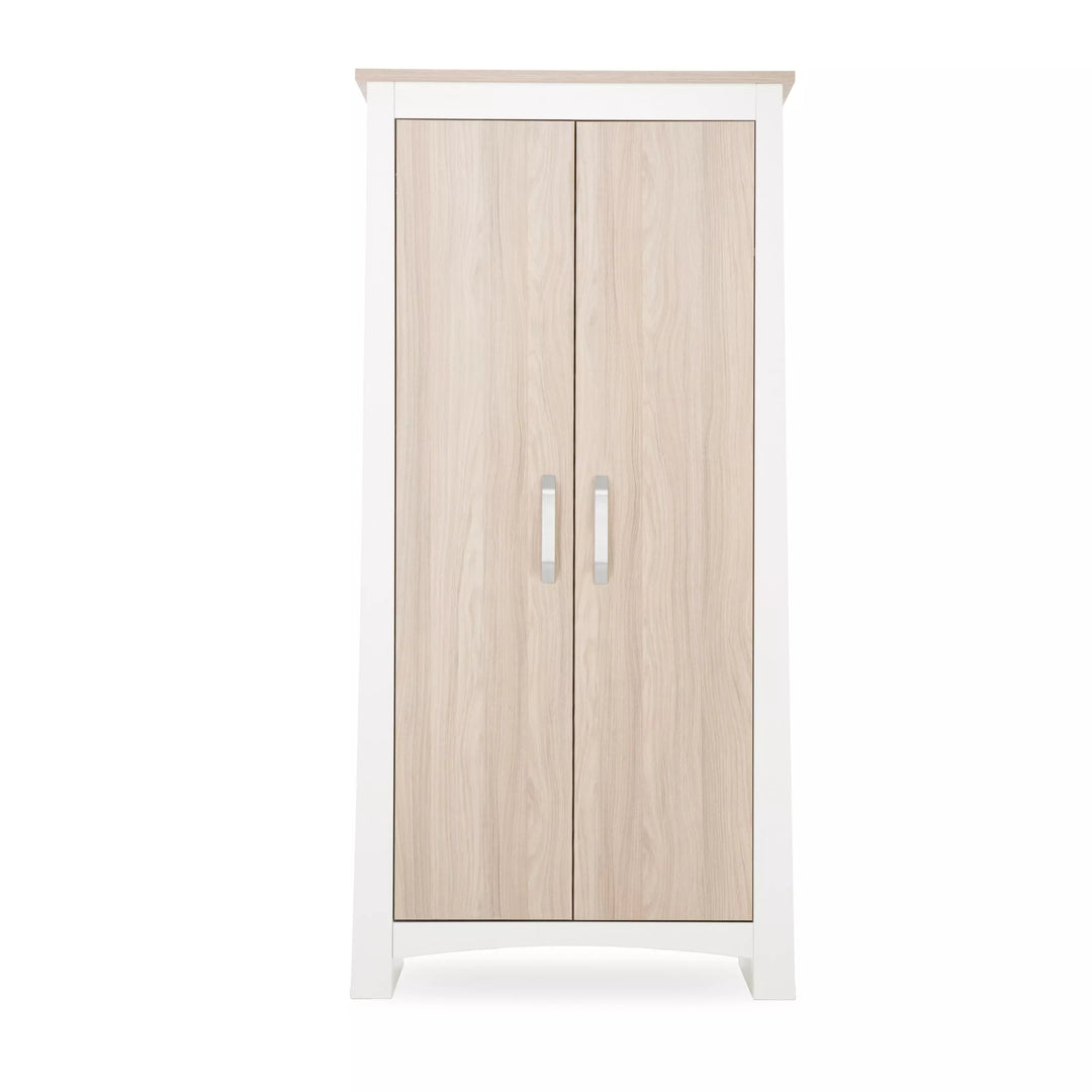 Cuddleco Ada Nursery Wardrobe - White & Ash