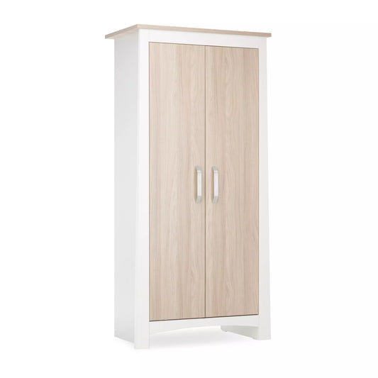 CuddleCo Ada Nursery Wardrobe - White & Ash