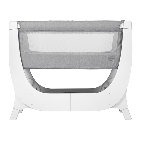 Shnuggle Air Bedside Crib - Dove Grey