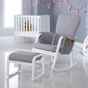 Ickle Bubba Dursley Rocker Chair and Stool - Grey