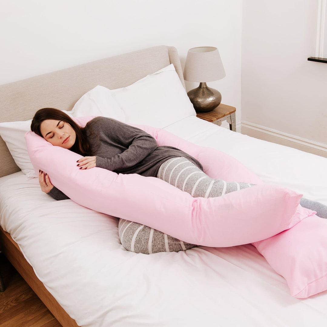 maternity pillow pink 