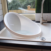 Shnuggle Baby Bath With Plug & Foam Backrest - Slate Grey
