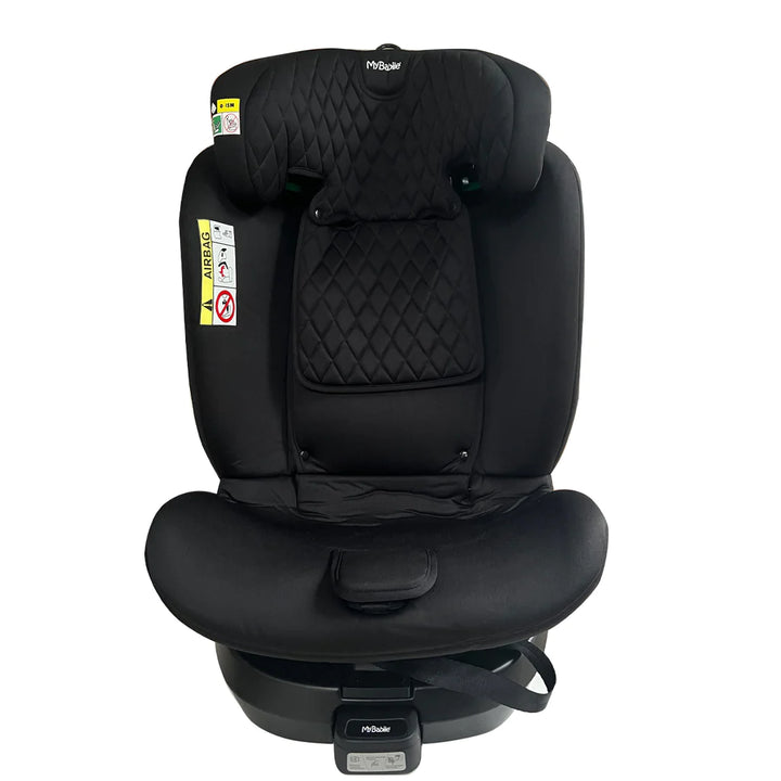 My Babiie MBCSSPIN i-Size (40-150cm) Spin Car Seat - Quilted Black