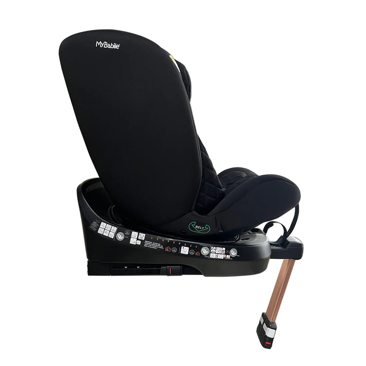 My Babiie MBCSSPIN i-Size (40-150cm) Spin Car Seat - Quilted Black