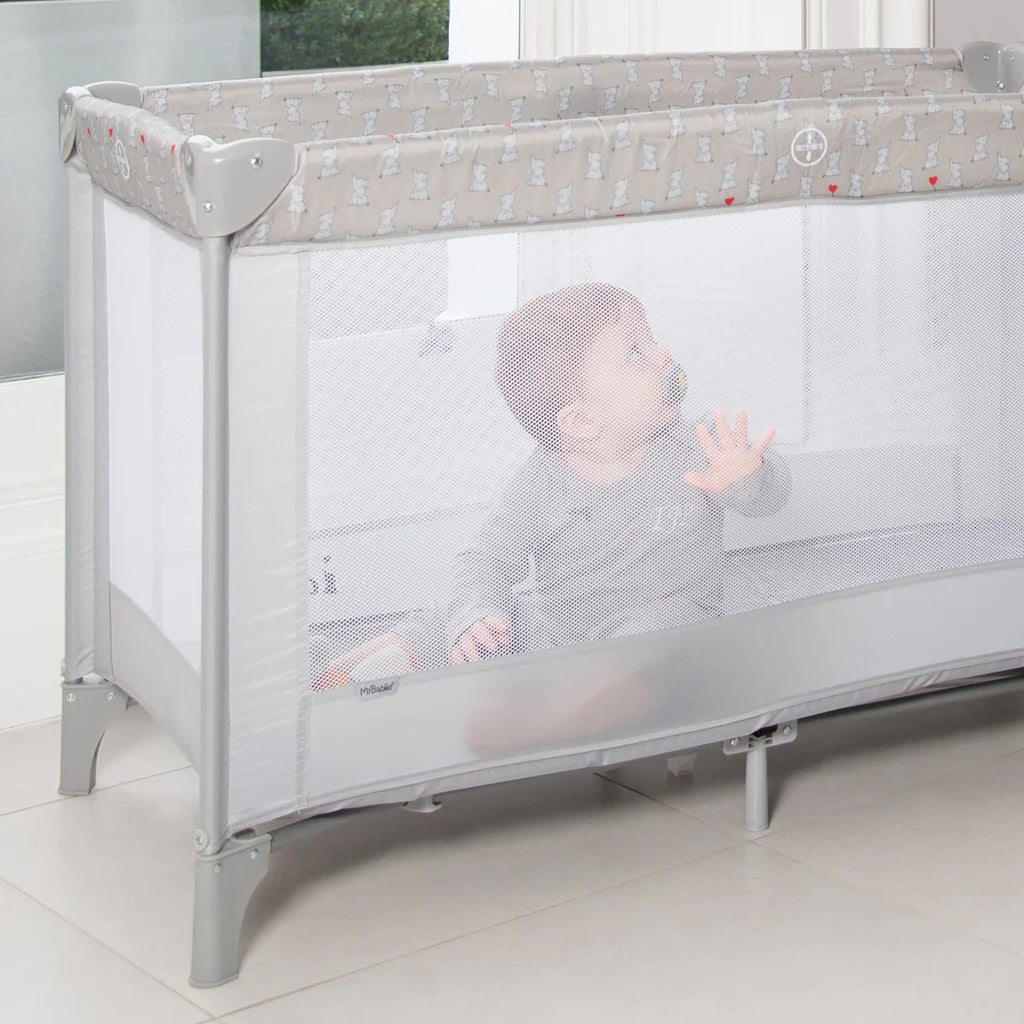 My Babiie Elephants Travel Cot