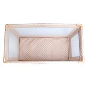 My Babiie Blush Quilted Travel Cot