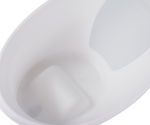 Shnuggle Newborn Support and Baby Bath Bundle - White/Grey