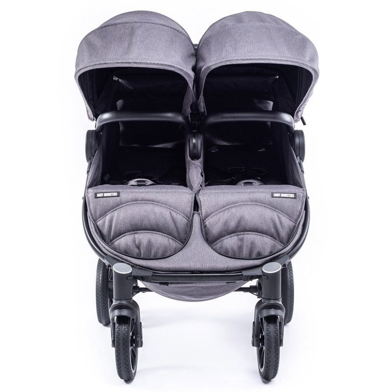 baby monster stroller Baby Monsters Easy Twin 4.0 Twin Pushchair + x2 Carrycots – Bambinosandbeyond