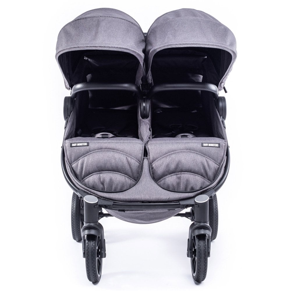 Baby Monsters Easy Twin 4.0 Twin Pushchair + x2 Carrycots