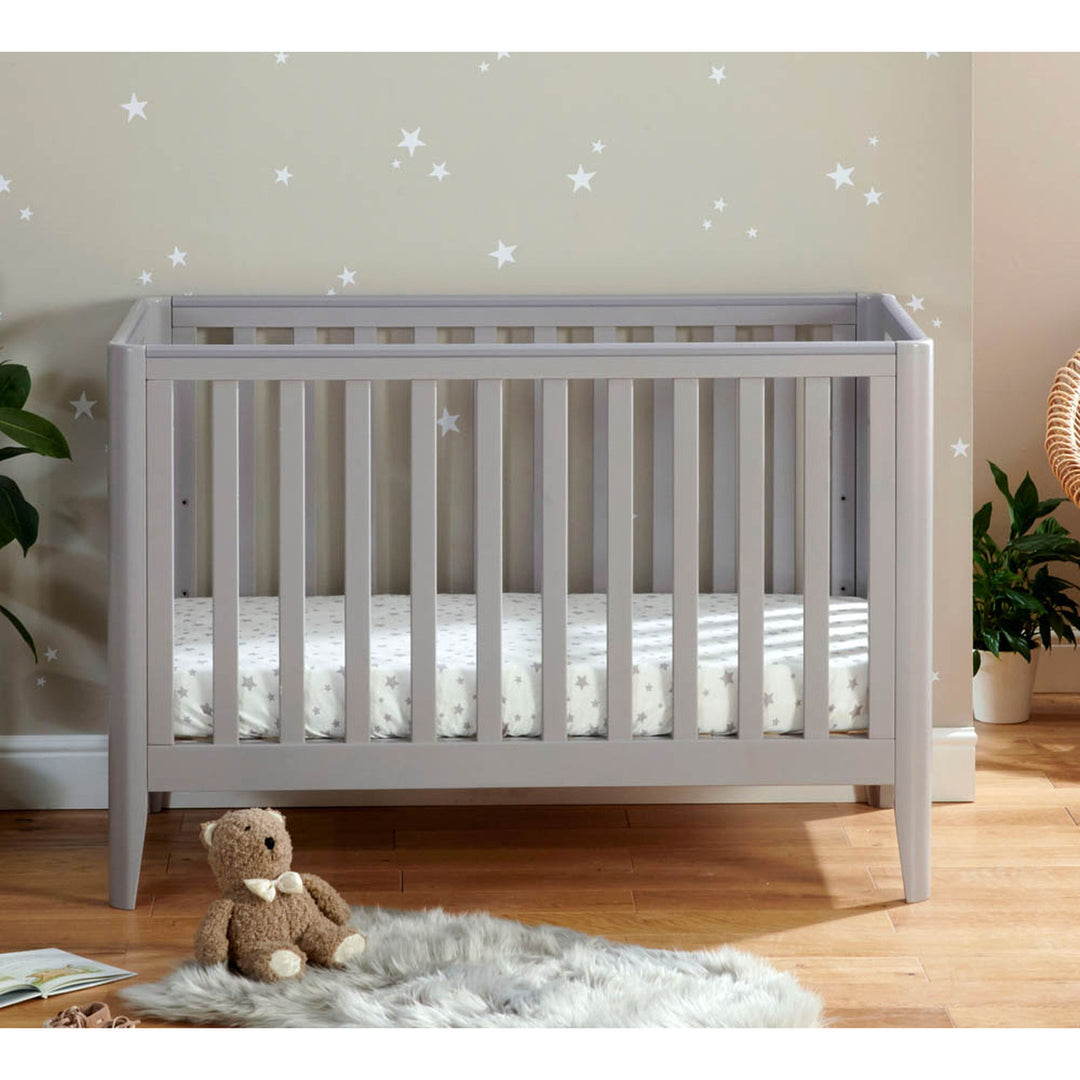 Babymore Iris Cot Bed - Grey