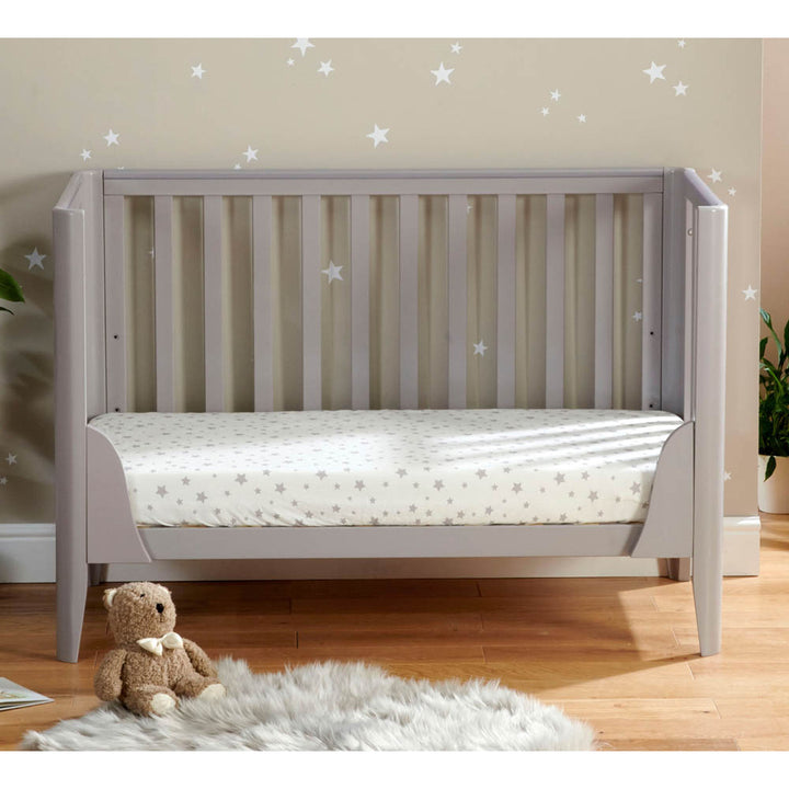 Babymore Iris Cot Bed - Grey