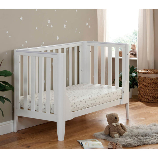 Babymore Iris Cot Bed - White