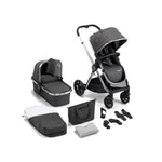 Babymore MeMore V2 Pram Pushchair – Chrome