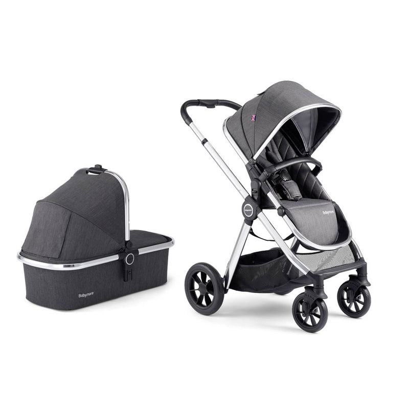 Babymore MeMore V2 Pram Pushchair – Chrome