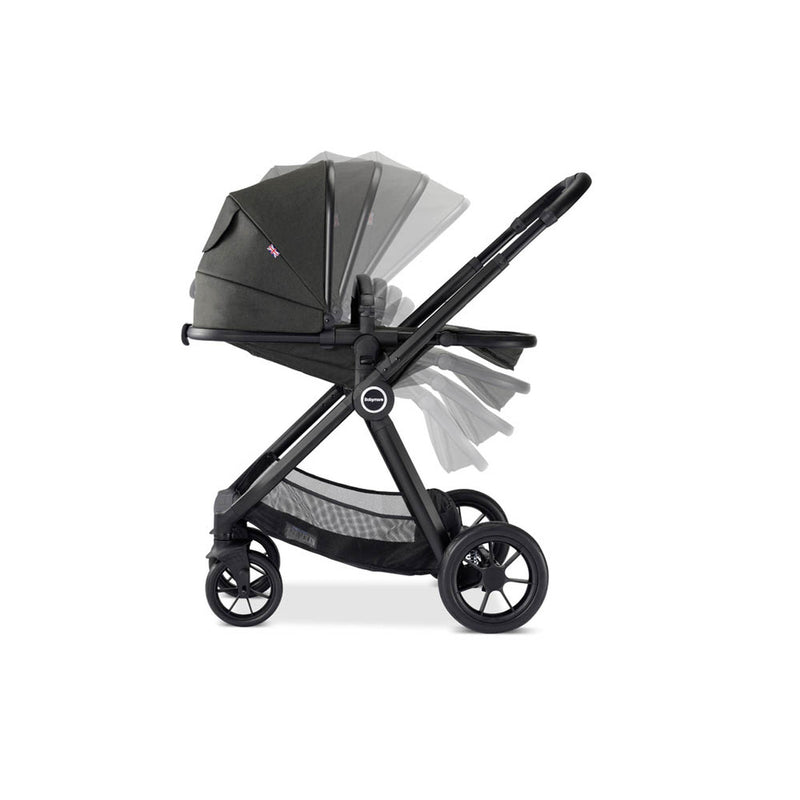 Babymore MeMore V2 Pram Pushchair – Black