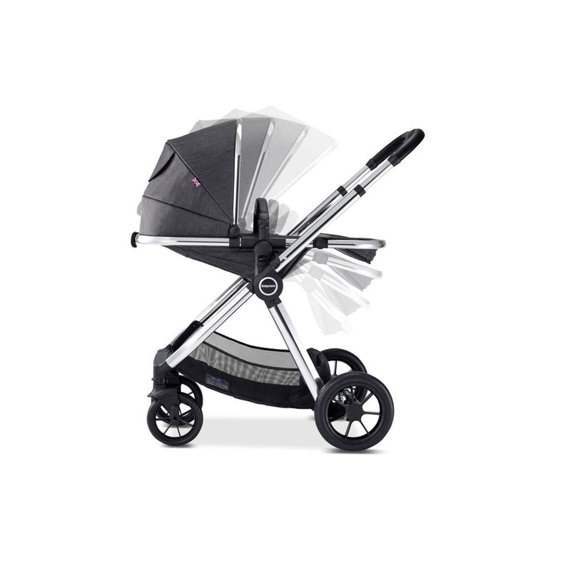 Babymore MeMore V2 Pram Pushchair – Chrome