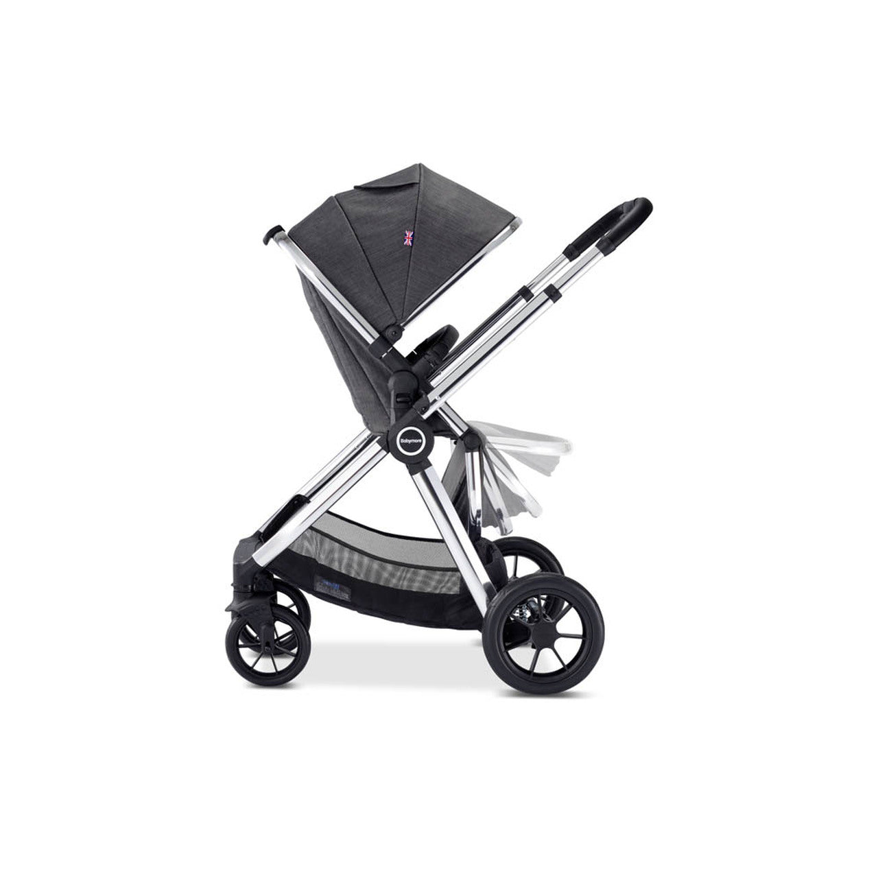 Babymore MeMore V2 Pram Pushchair – Chrome