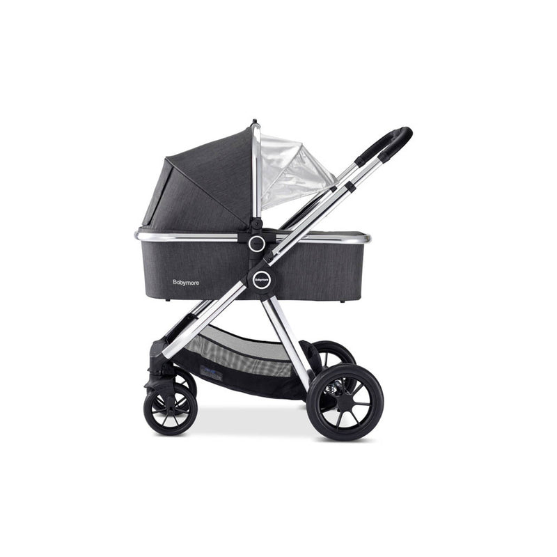 Babymore MeMore V2 Pram Pushchair – Chrome