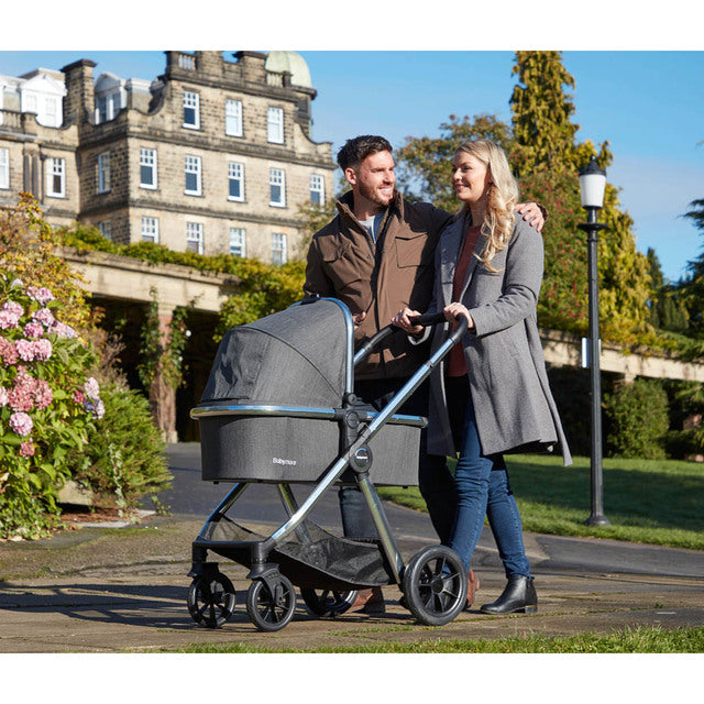 Babymore MeMore V2 Pram Pushchair – Chrome