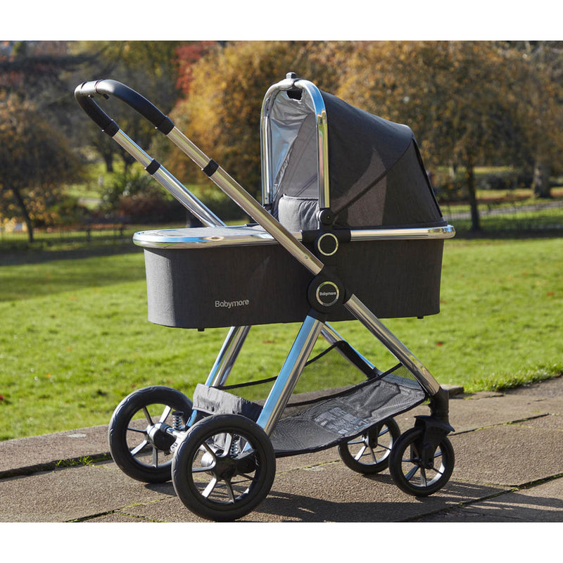 Babymore MeMore V2 Pram Pushchair – Chrome