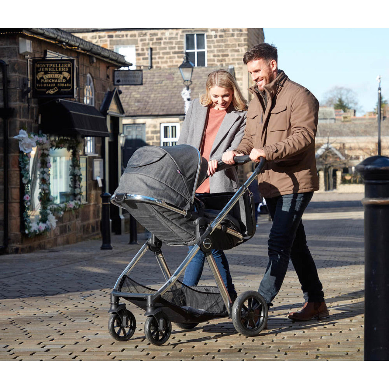 Babymore MeMore V2 Pram Pushchair – Chrome