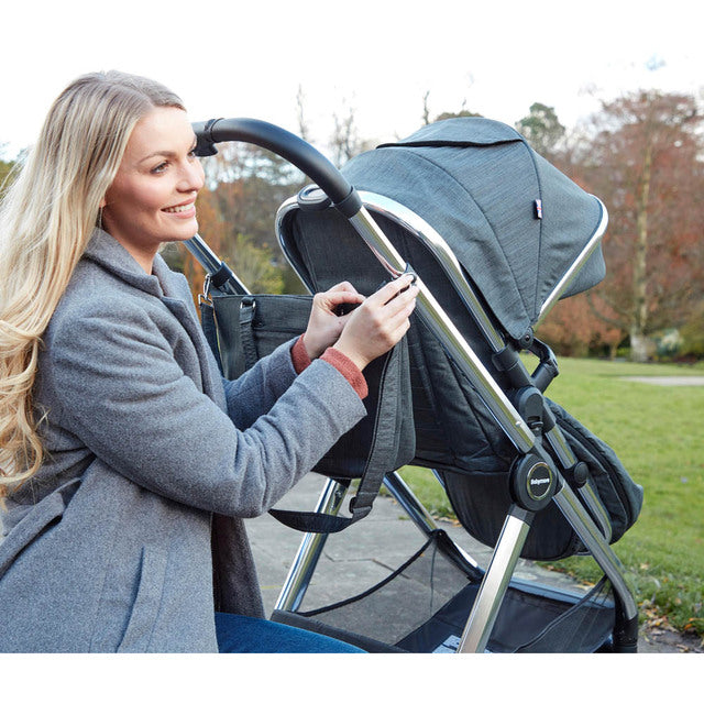 Babymore MeMore V2 Pram Pushchair – Chrome