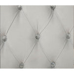 Babymore Velvet Deluxe Cot Bed - White