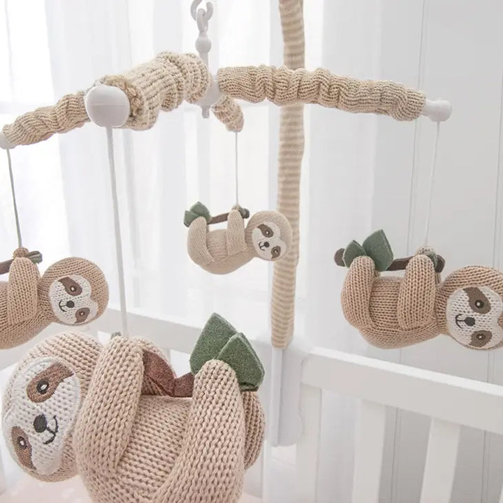 Living Textiles Musical Mobile Set - Sloth