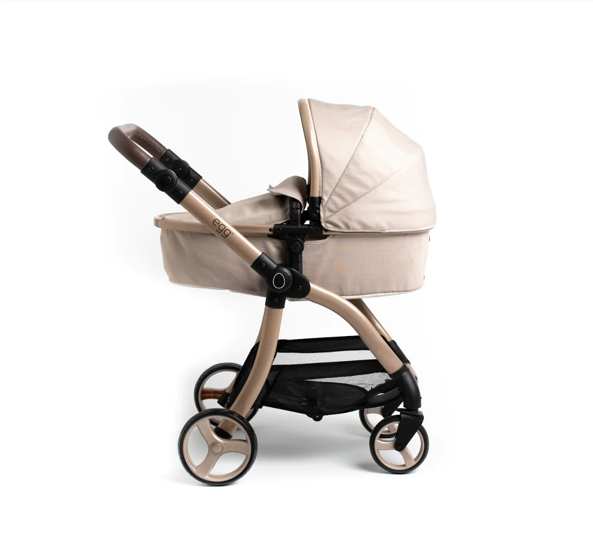 egg Dolls Pram by Roma - Feather on Gold