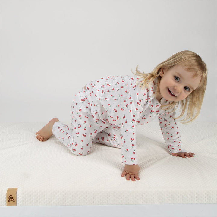 CuddleCo Harmony Hypoallergenic Bamboo Sprung Cot Bed Mattress 140X70