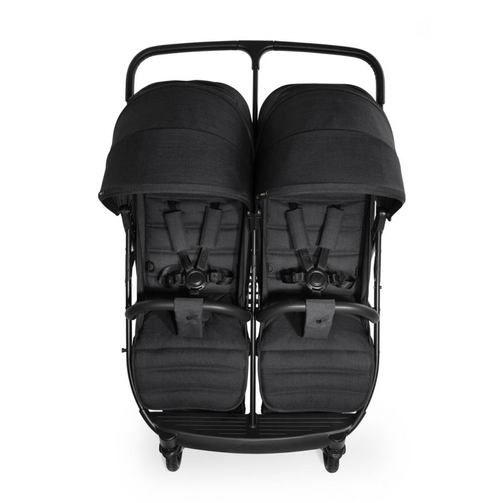 Hauck Uptown Duo Twin Pushchair – Melange Black