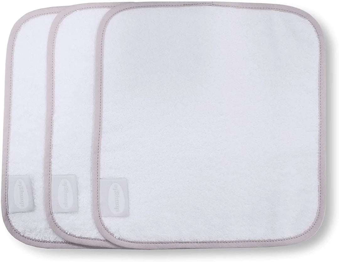 Shnuggle Bamboo Wash Cloths Pack Of 3 | White