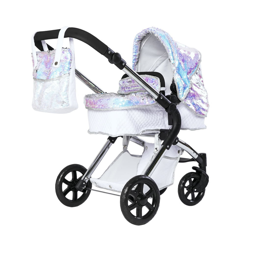Roma Polly Single Dolls Pram - Mermaid 3+ years 78cm