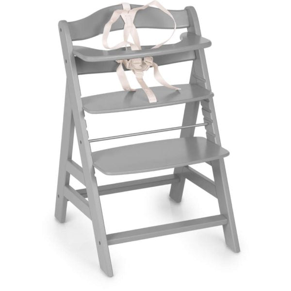 Hauck Alpha+ Grey Wooden Highchair