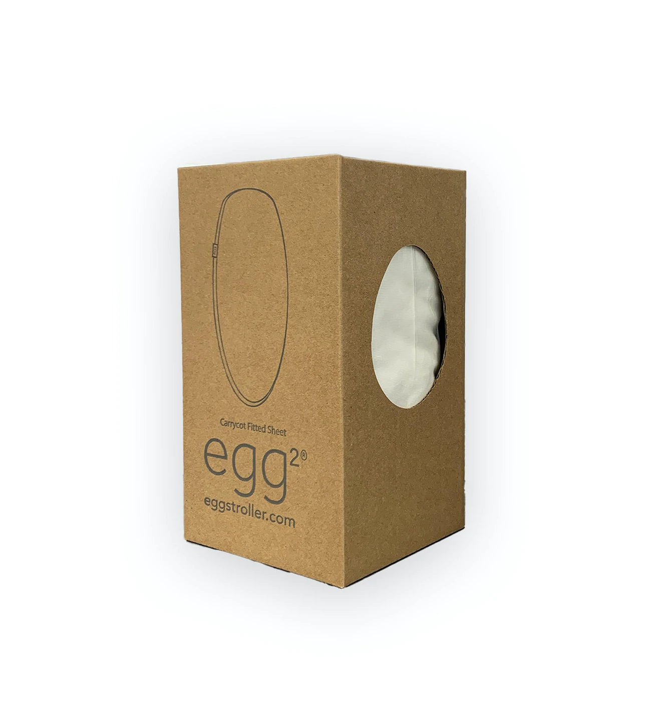 egg Carrycot Fitted Sheets (2 Pack)