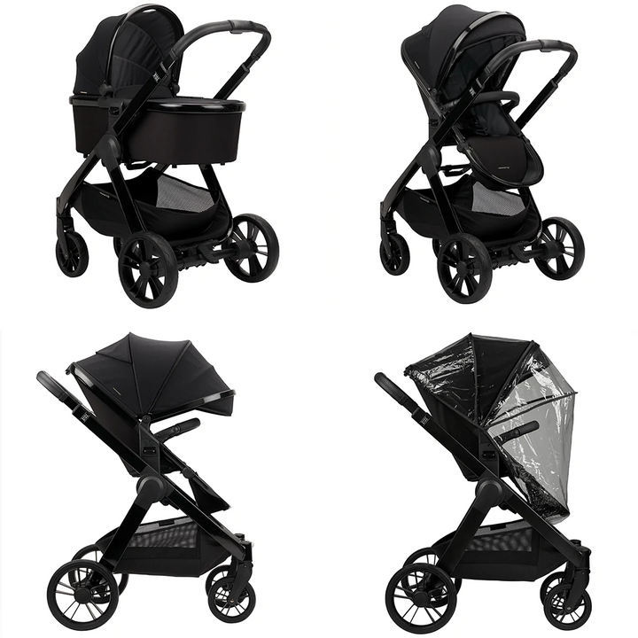 Bababing Raffi 2in1 Travel System Bundle - Gloss Black