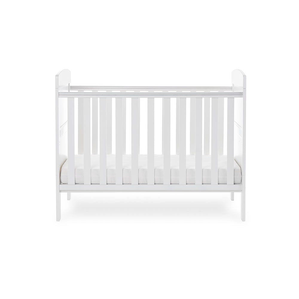 Obaby Grace Mini Cot Bed - White